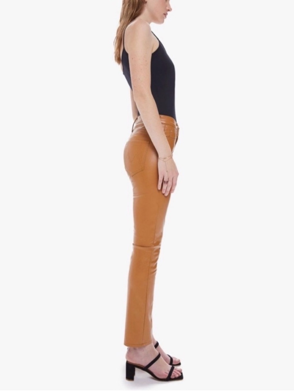 MOTHER Straight-Leg in Cashew